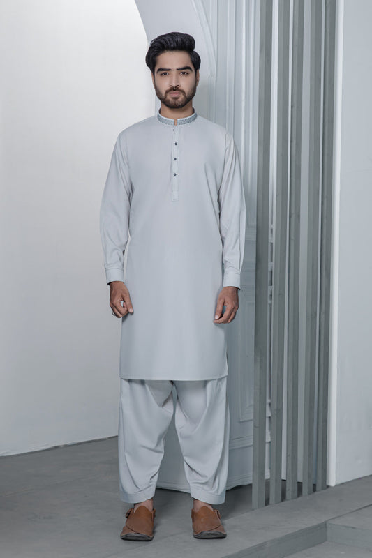 ASH-BLENDED-KURTA SHALWAR (KSRS22-058)