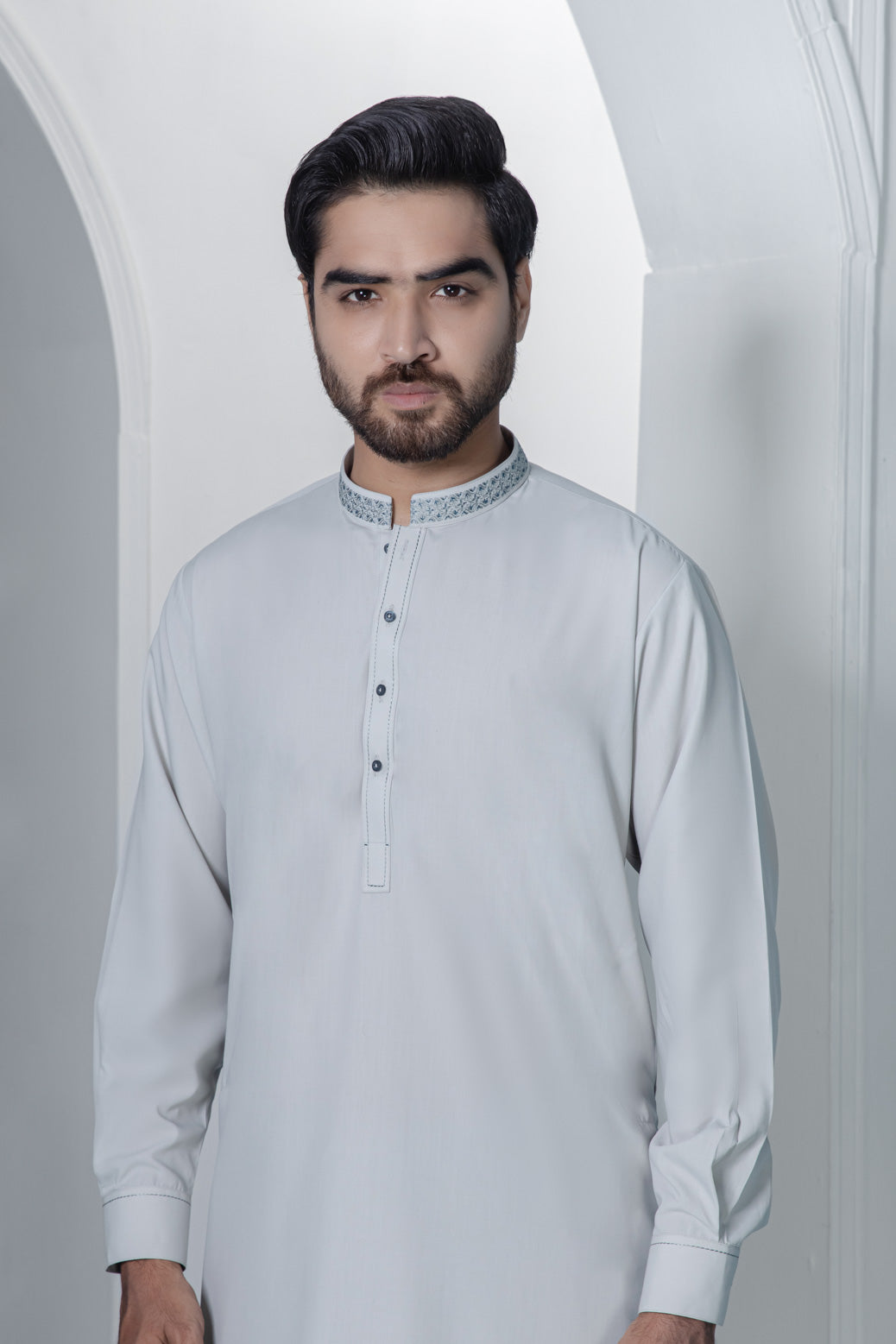 ASH-BLENDED-KURTA SHALWAR (KSRS22-058)