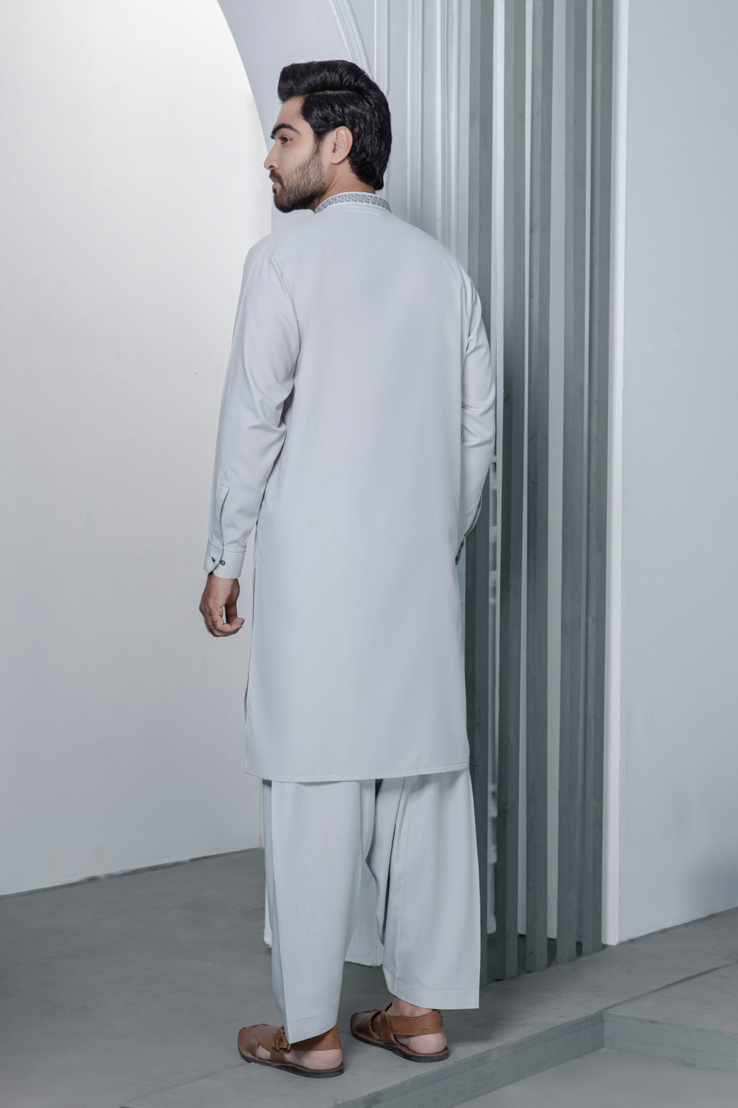 ASH-BLENDED-KURTA SHALWAR (KSRS22-058)