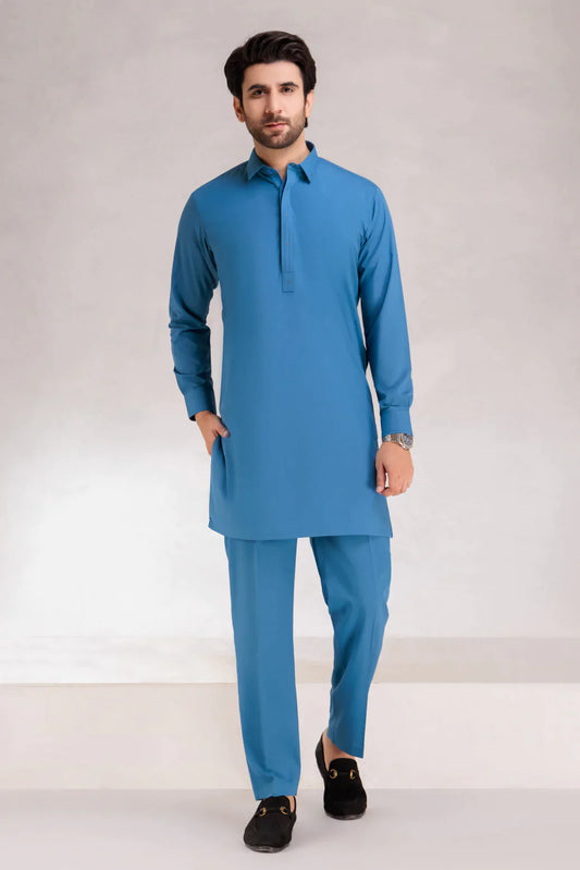 YALE-BLENDED-KURTA PAJAMA/TROUSER  (KSS23-002)