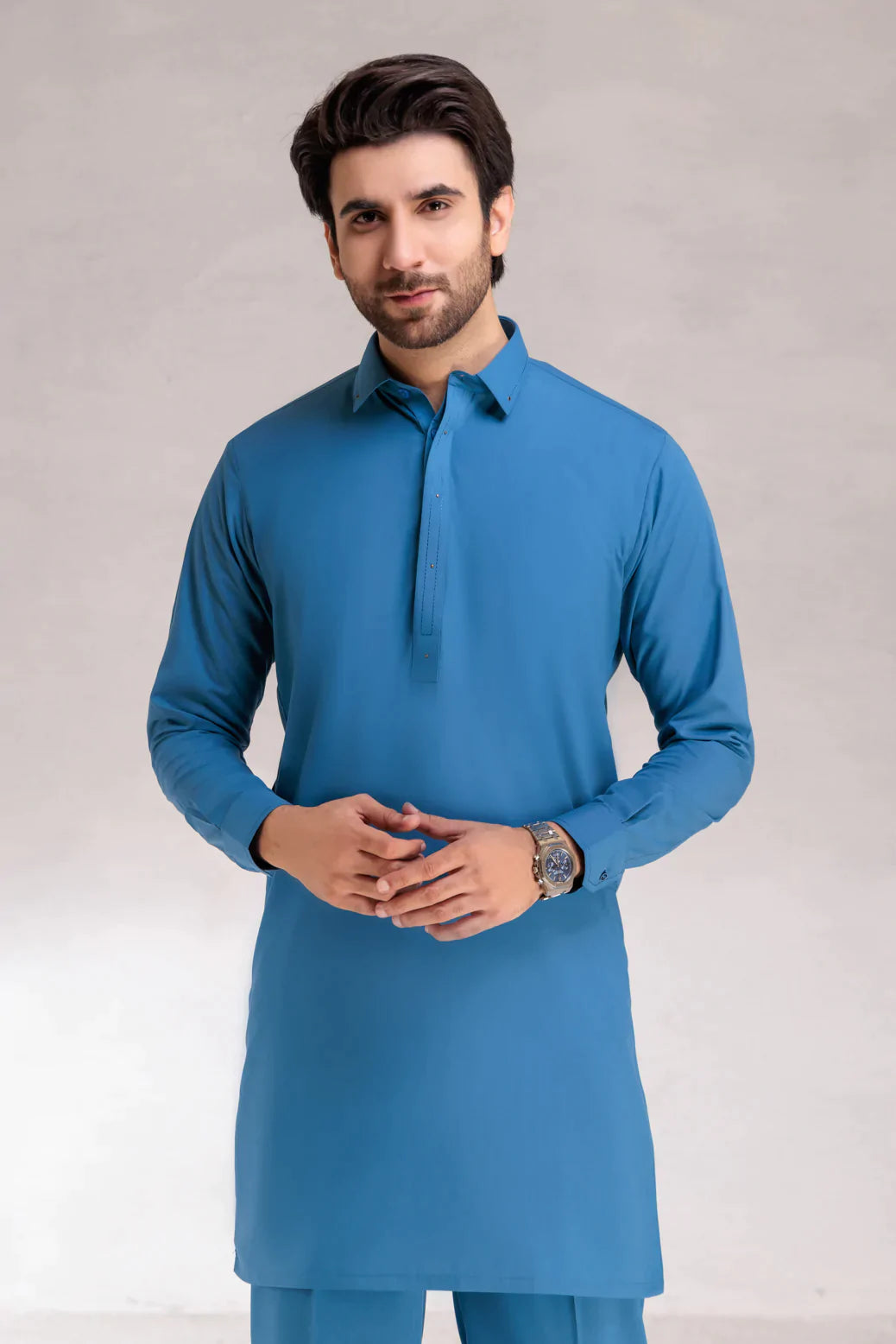 YALE-BLENDED-KURTA PAJAMA/TROUSER  (KSS23-002)