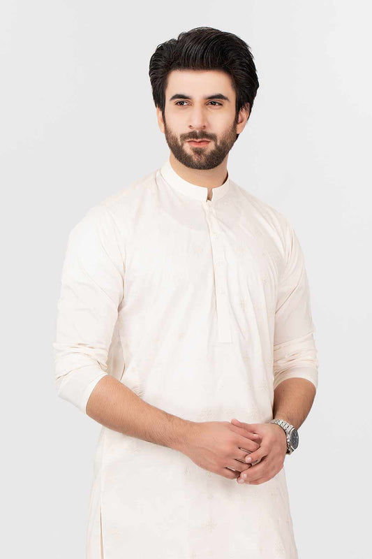 BEIGE-BLENDED-KURTA SHALWAR (KSSS21-008)