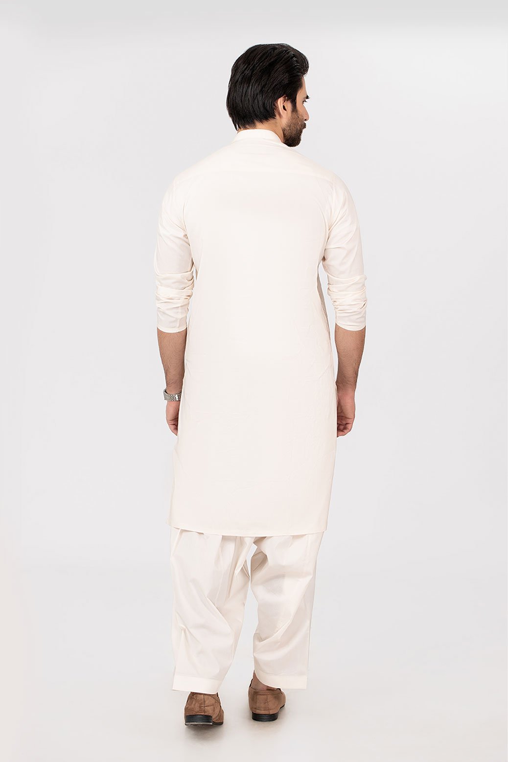 BEIGE-BLENDED-KURTA SHALWAR (KSSS21-008)