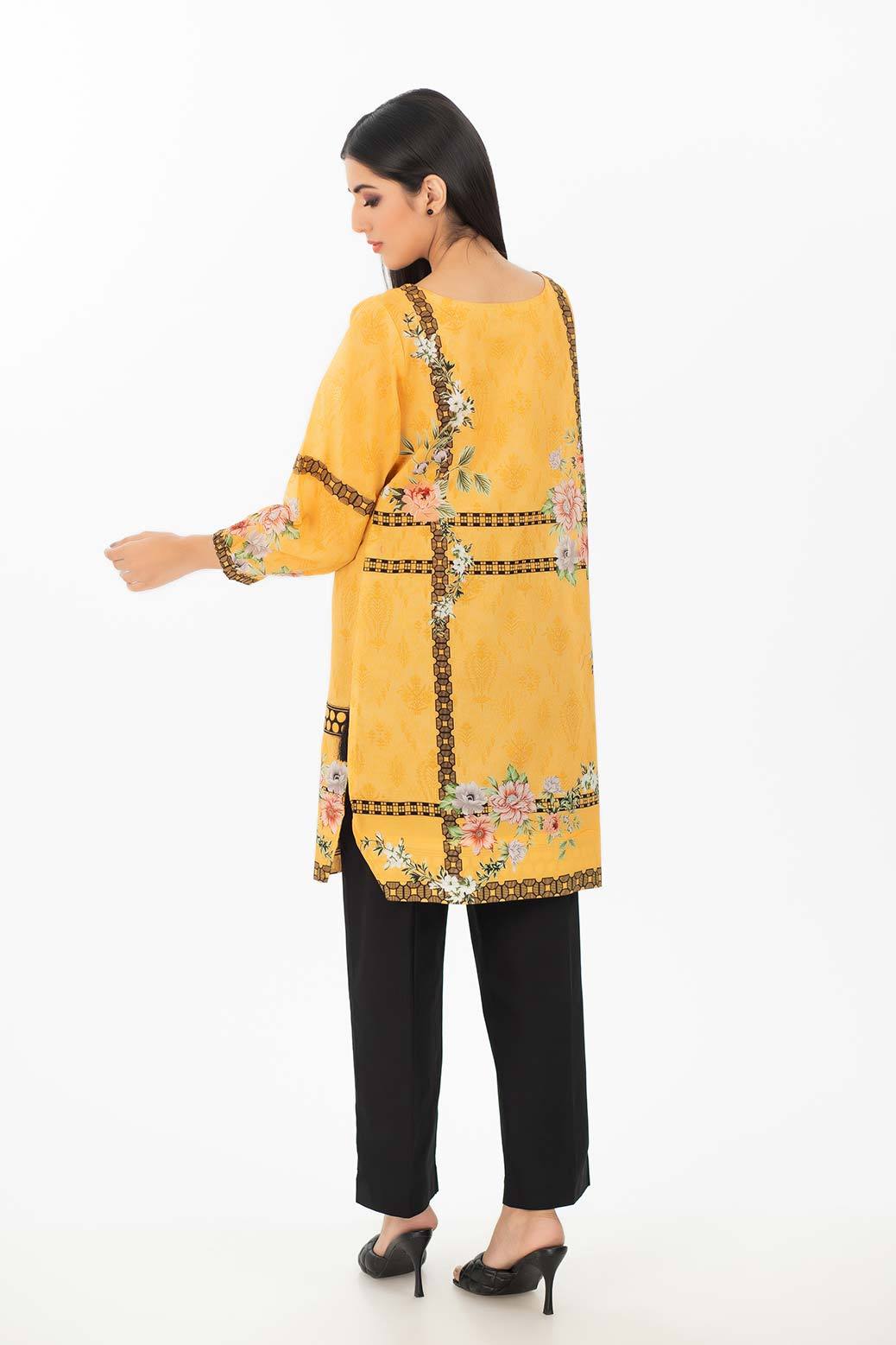 YELLOW-LAWN-KURTI (PWR201P14A)