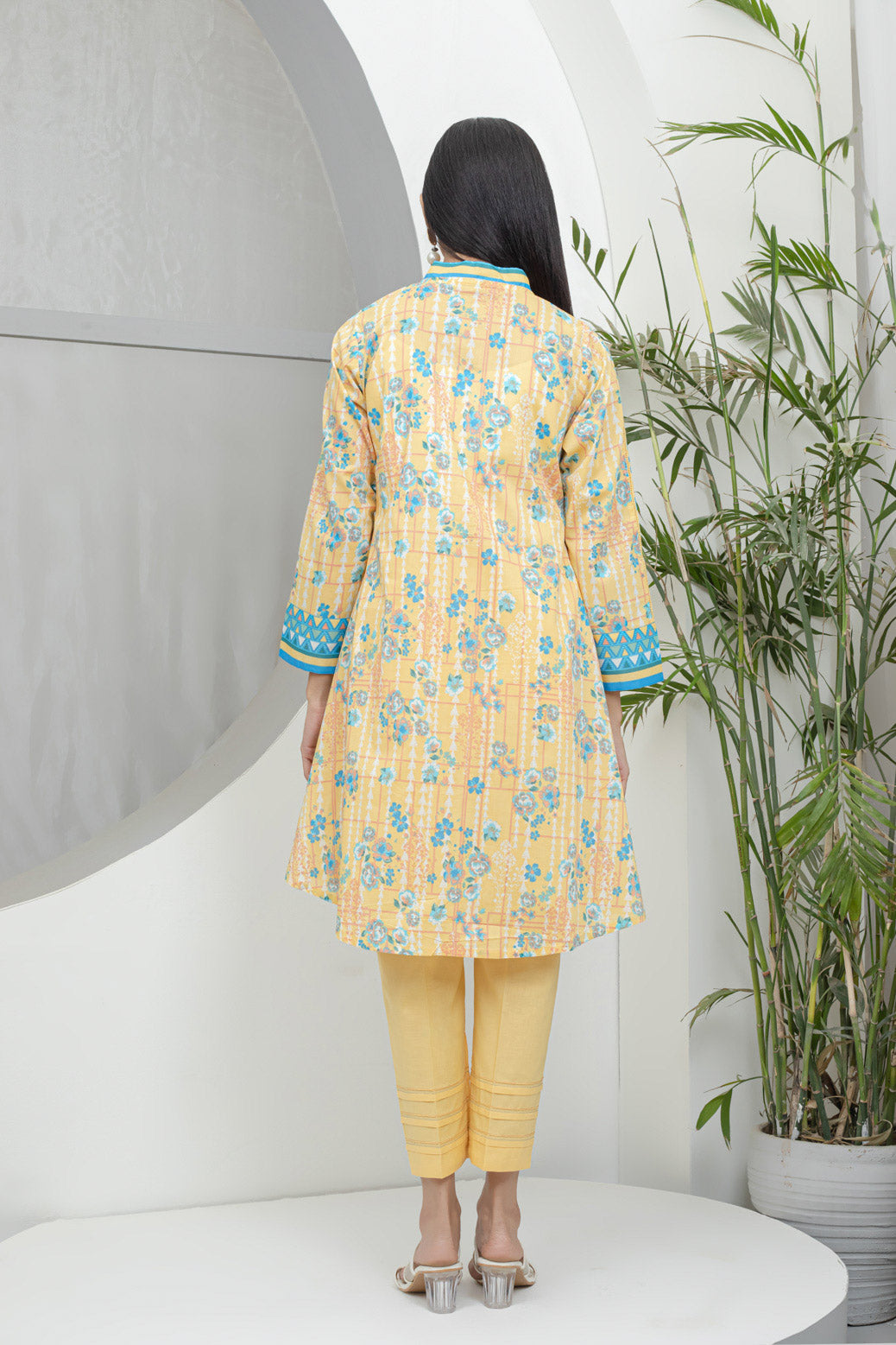 YELLOW-LAWN-SUIT (RSK222P23)