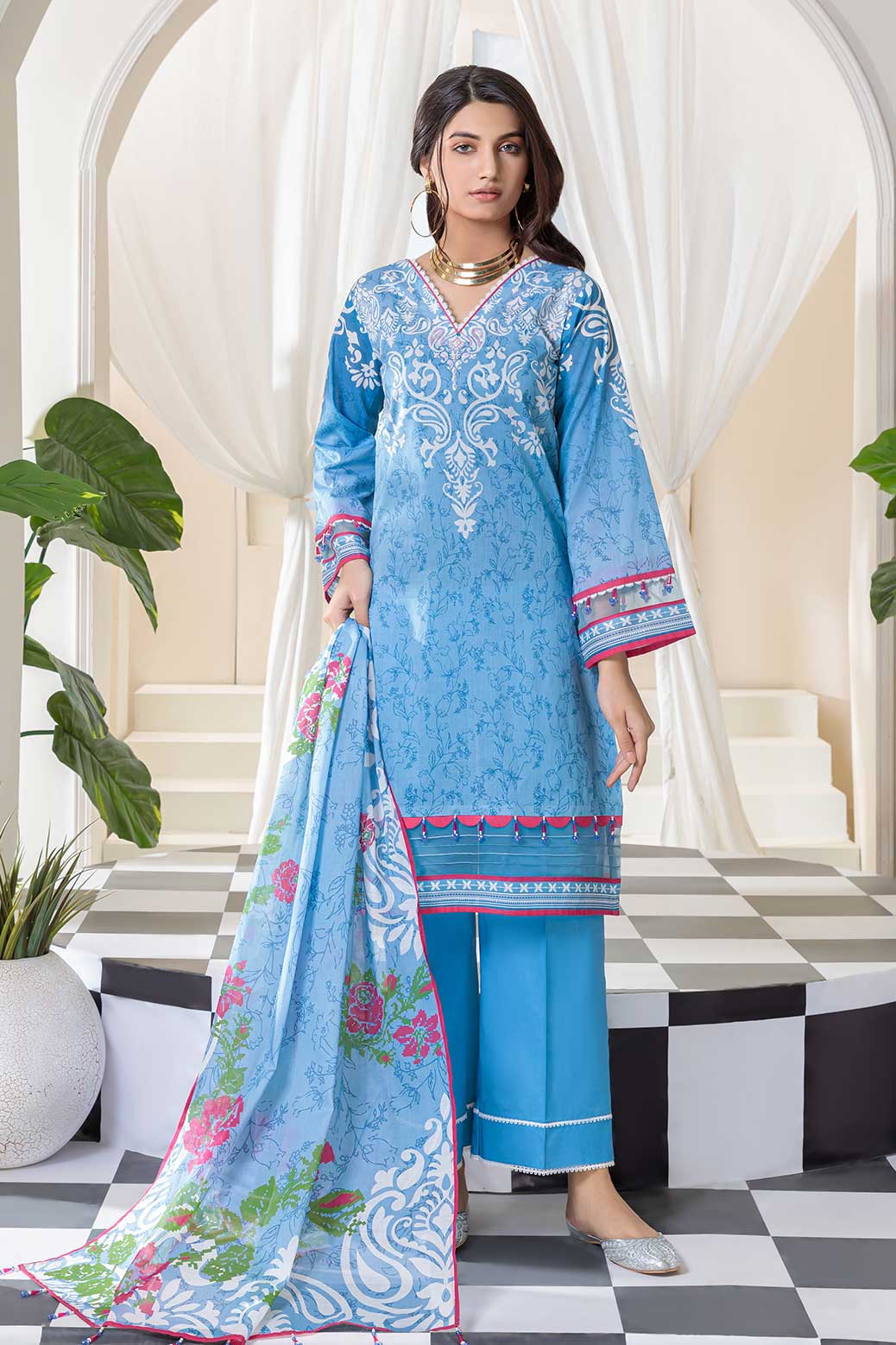 AFREEN - 3 PC (RST223P34)