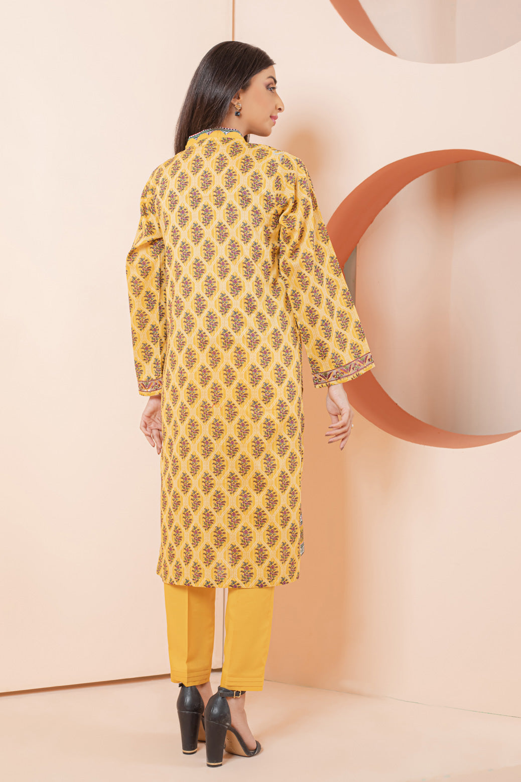 YELLOW-LAWN-SUIT (SSK222P17)