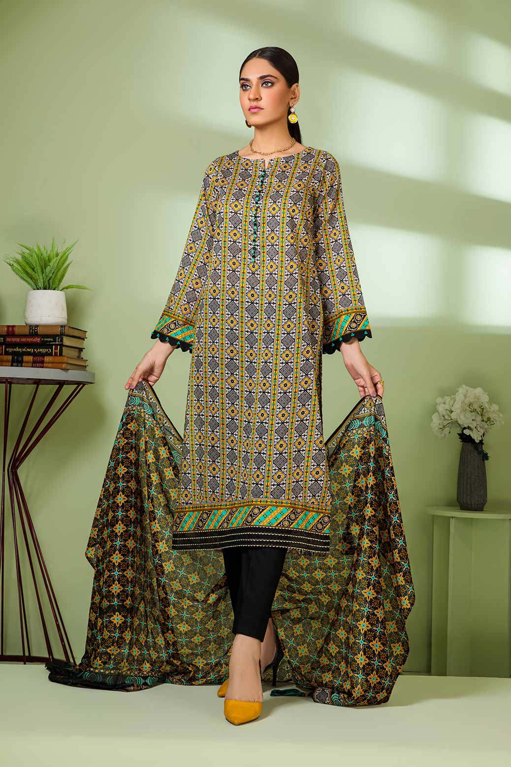 AJRAK CRAFT - 2 PC (SSV222P08)