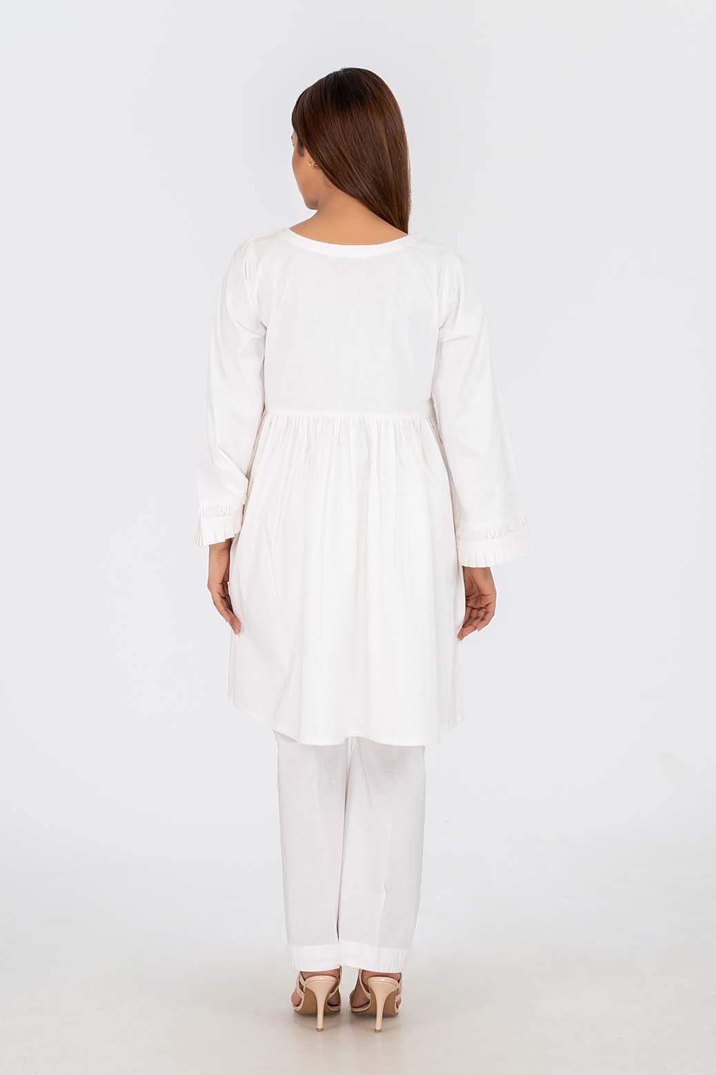 WHITE-JACQUARD-KURTI (SWBN211P03)