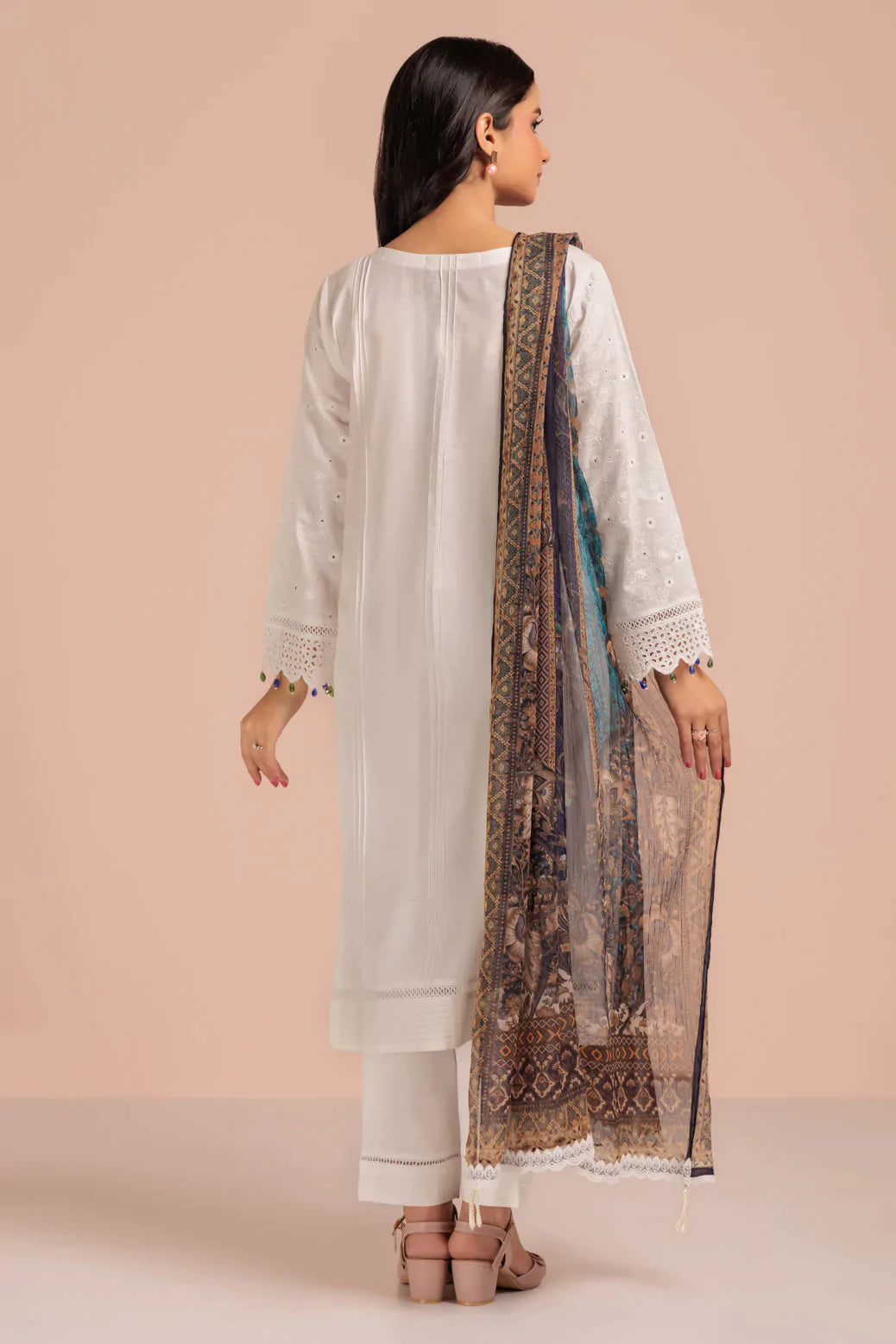 WHITE-KHADDAR-3 PIECE-SUIT (WAS223P68)