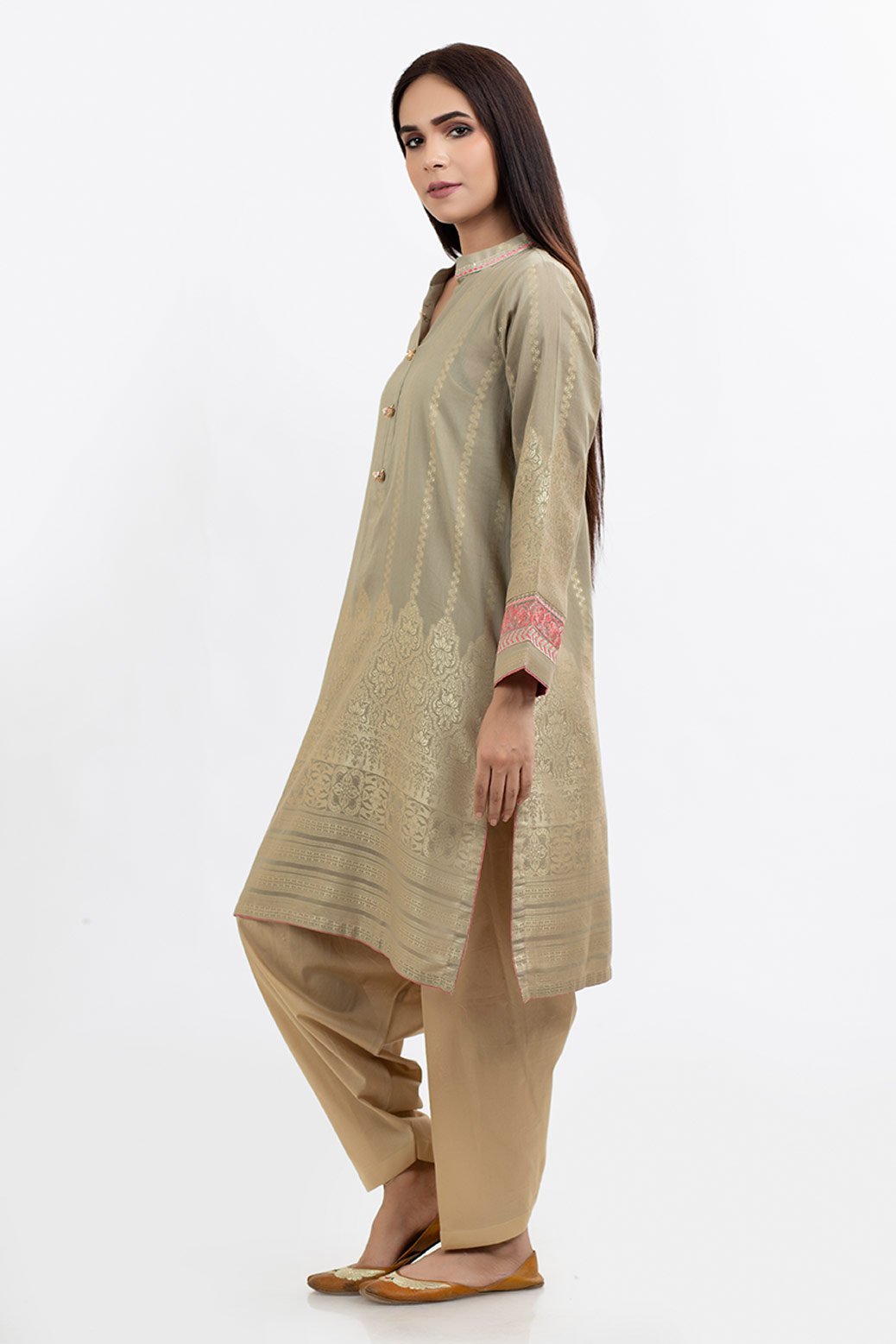 ASH+GRY-JACQUARD-KURTI (BSSK201P05)