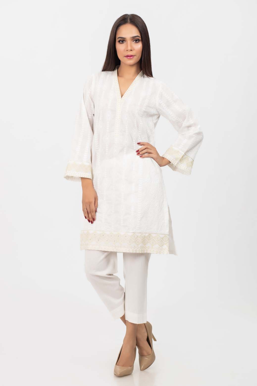 WHITE-LAWN-KURTI (ESSK201P03)