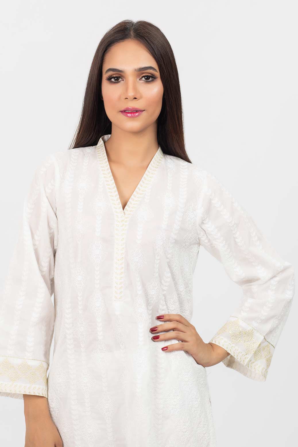 WHITE-LAWN-KURTI (ESSK201P03)