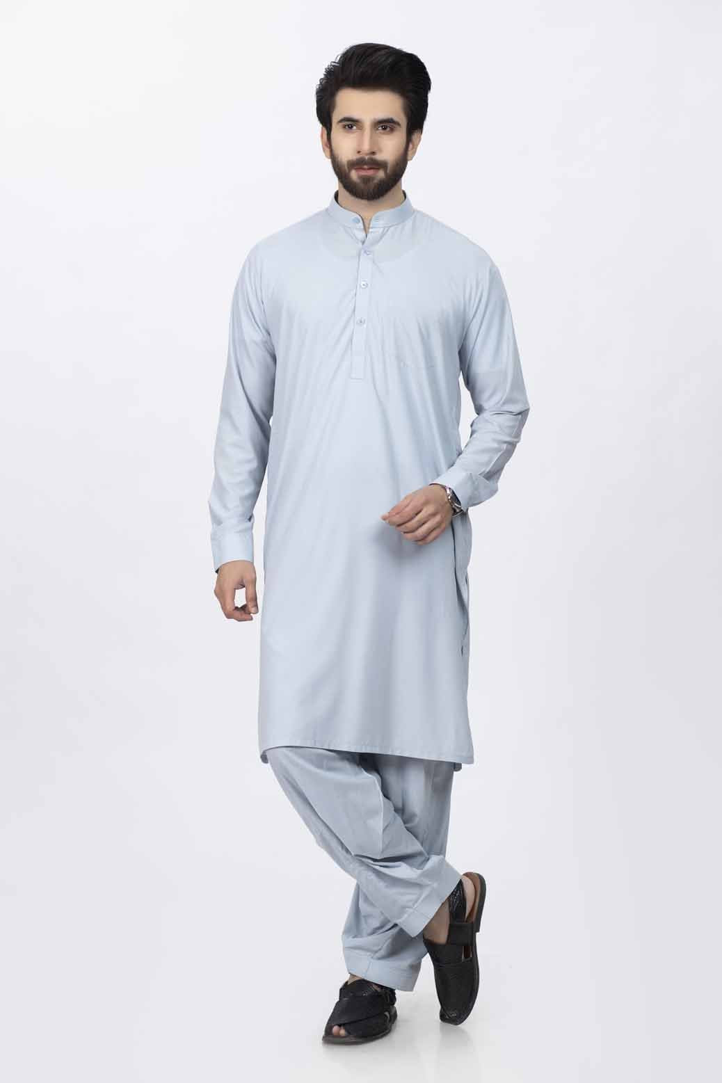 B-GRAY-BLENDED-SHALWAR SUIT (GSSRB048)