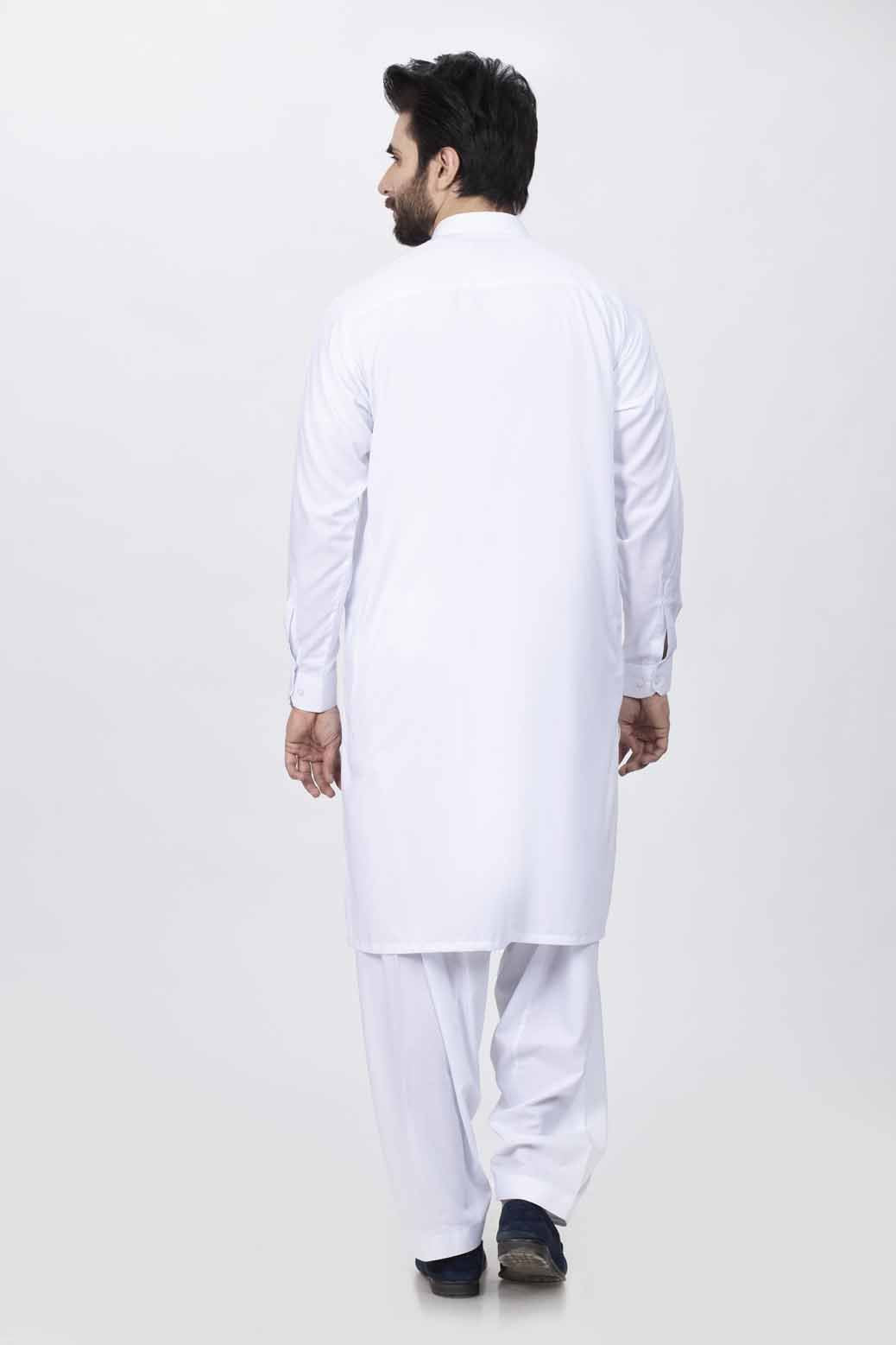 WHITE-BLENDED-SHALWAR SUIT (GSSRB061)