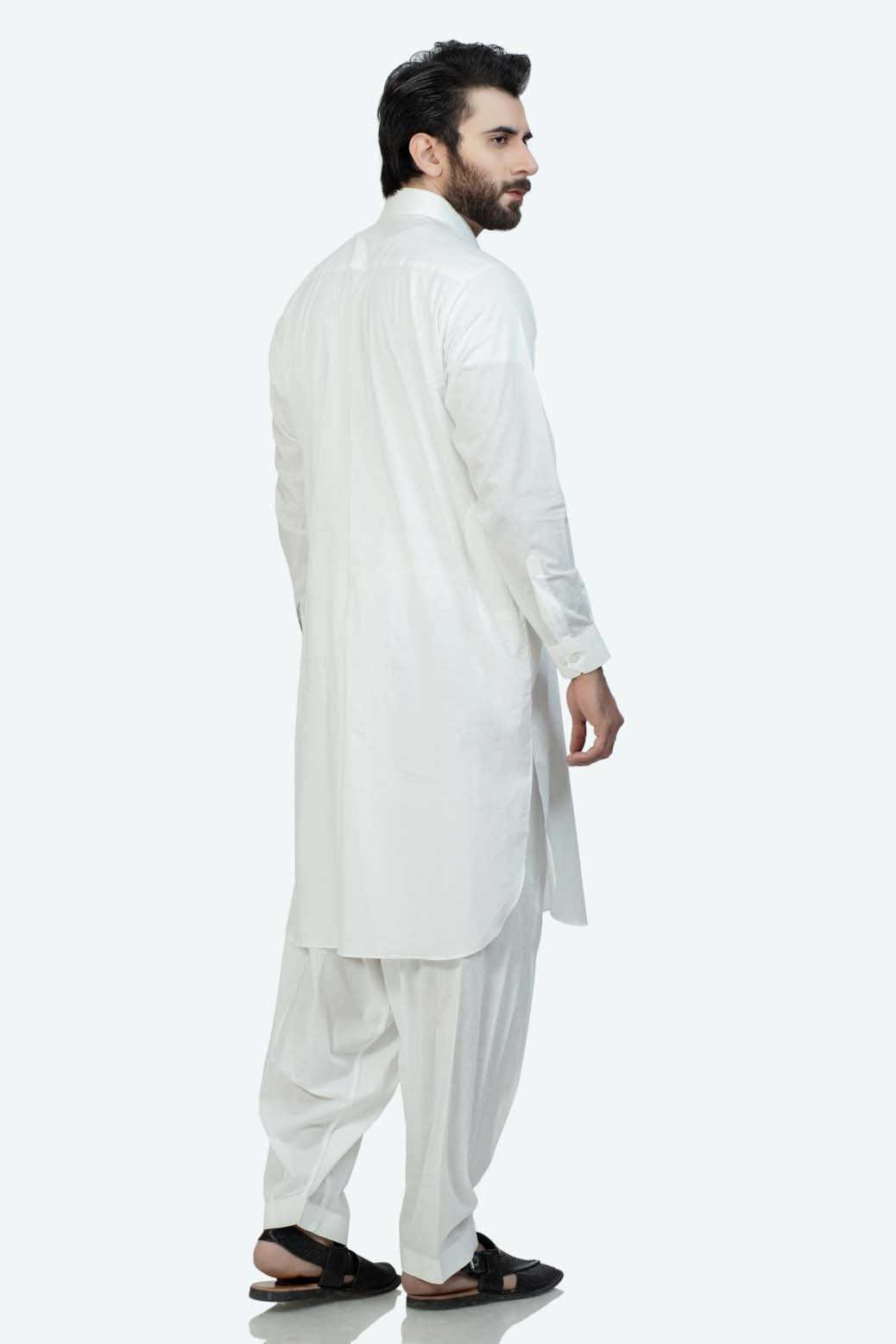 WHITE-COTTON-SHALWAR SUIT (GSSRS026)