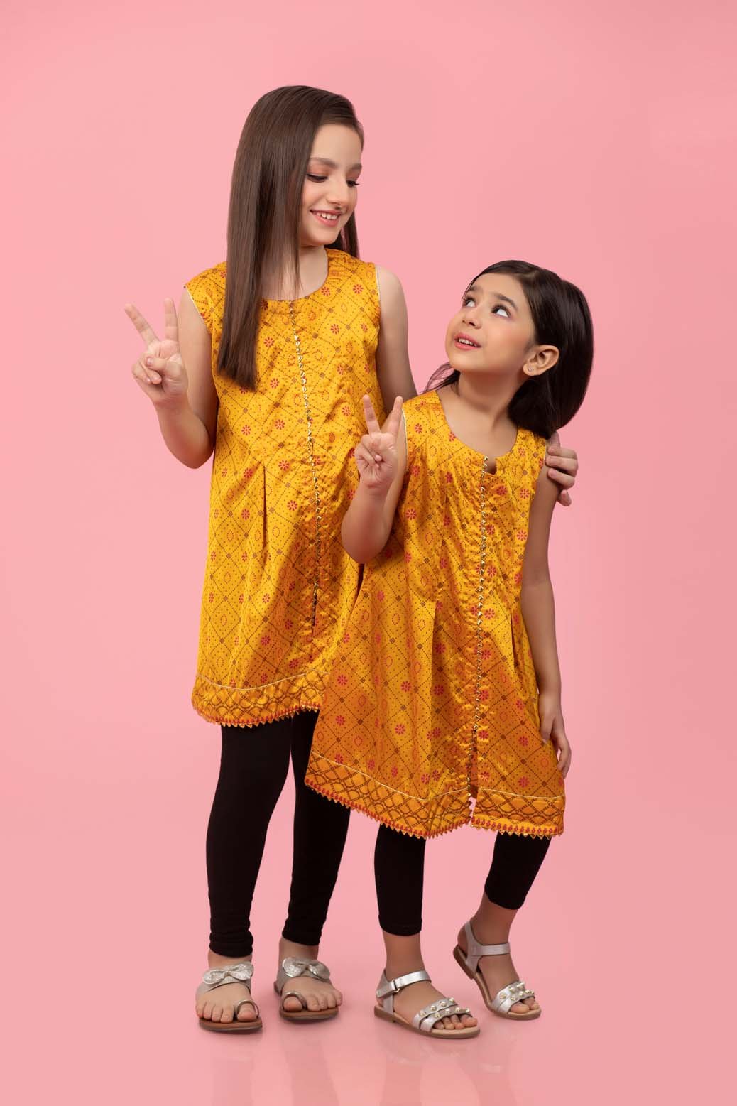 YELLOW-CHAMOIS-KURTI (KS1P-063)