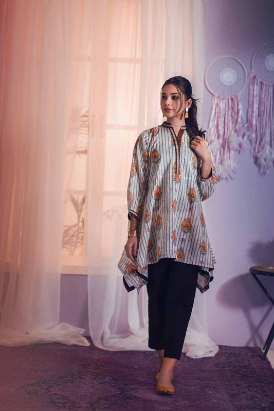 WHITE-LAWN-KURTI (SSK201P042)